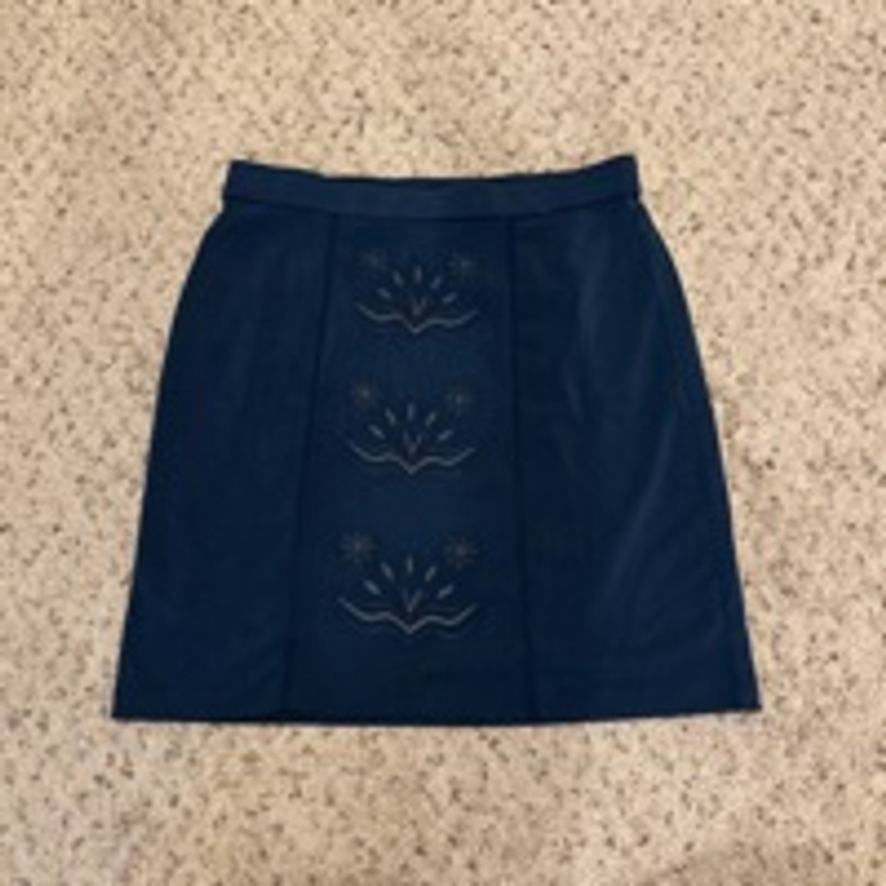 Women's Skies Are Blue Skirt Size L Blue